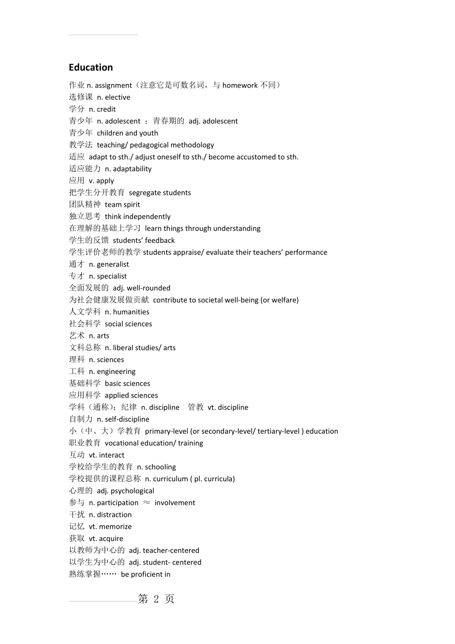 新托福写作分类词汇(25页).doc_第2页