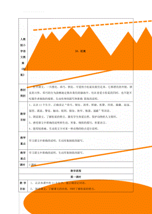 人教版小学语文教案《松鼠》(6页).doc