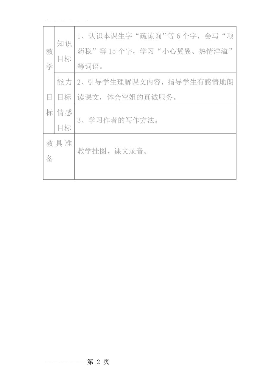 三年级下册《十二次微笑》教学设计02(7页).doc_第2页