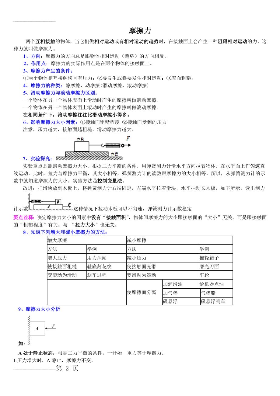 八年级物理下摩擦力知识点(3页).doc_第2页