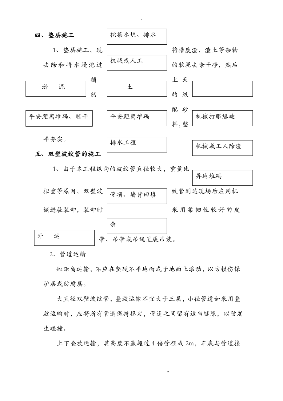 HDPE双壁波纹管施工设计方案.pdf_第2页