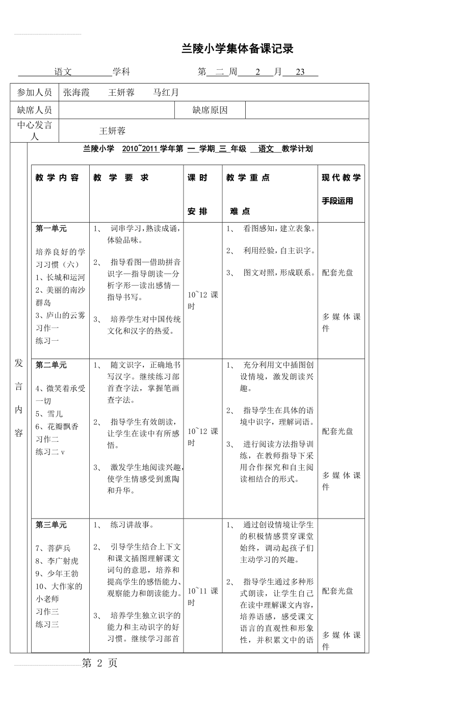 兰陵小学集体备课记录 (4)(14页).doc_第2页