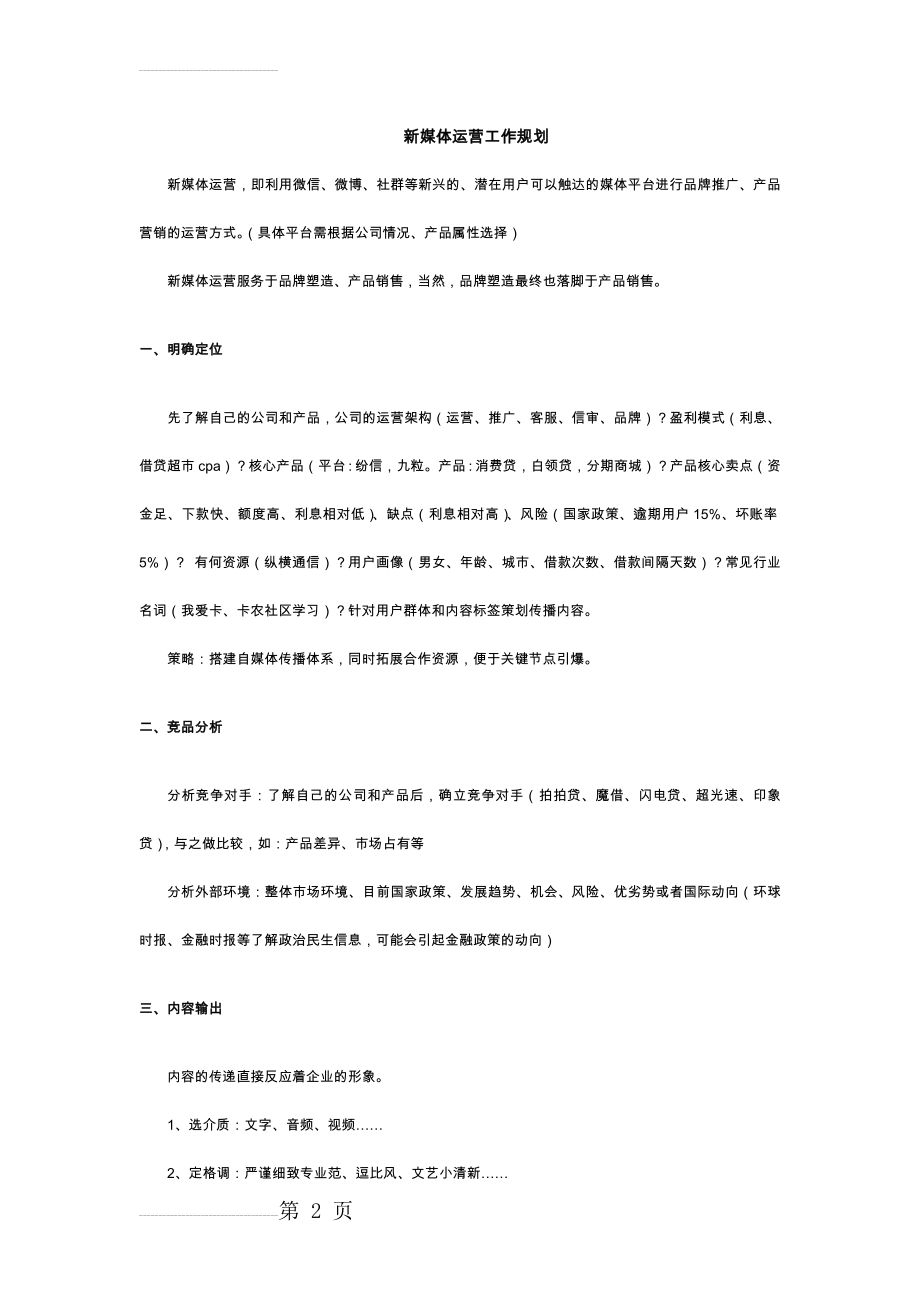 新媒体运营工作规划(4页).doc_第2页