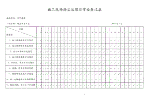 施工现场扬尘治理日常检查记录.pdf