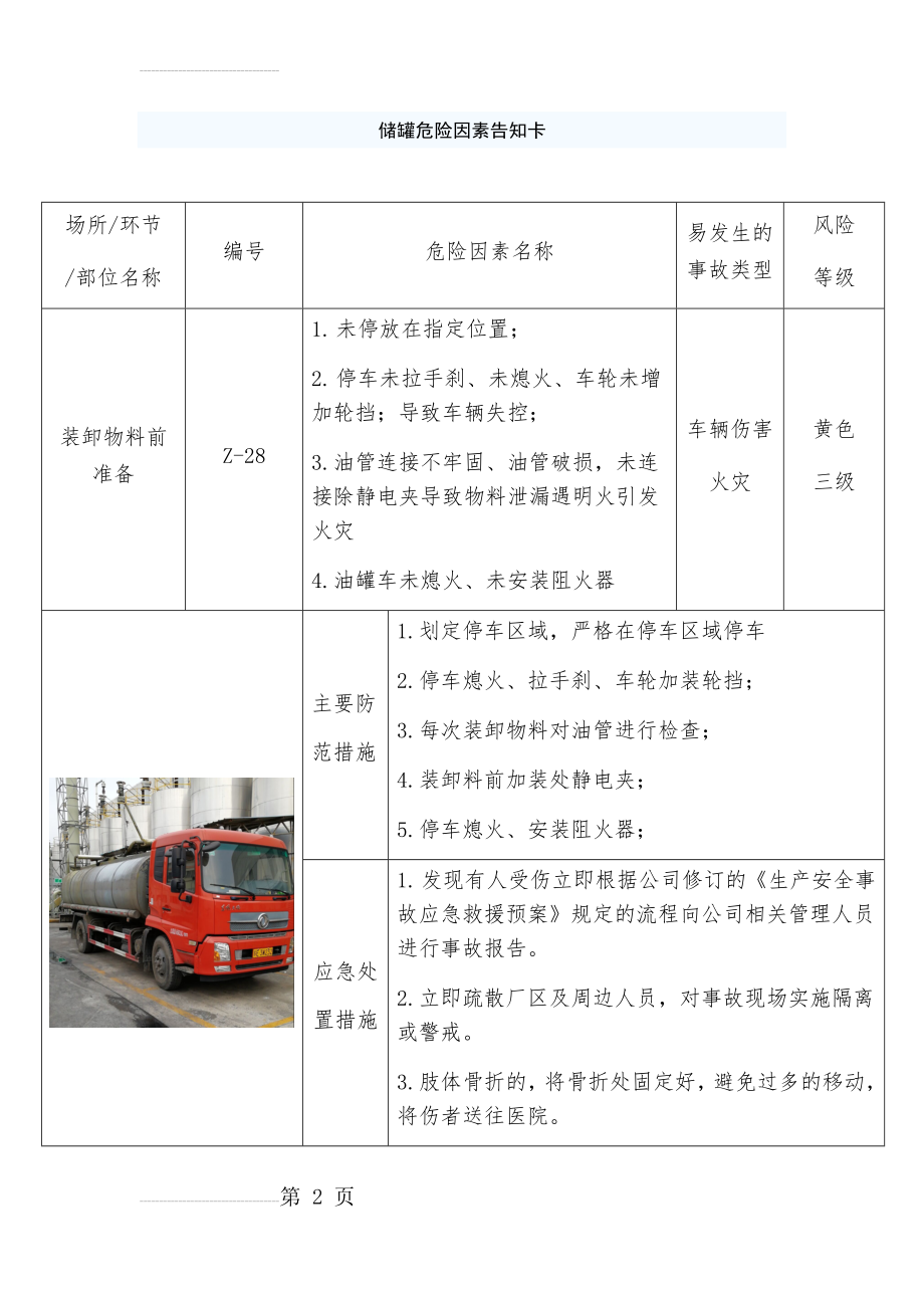 储罐区危险因素告知卡(5页).doc_第2页