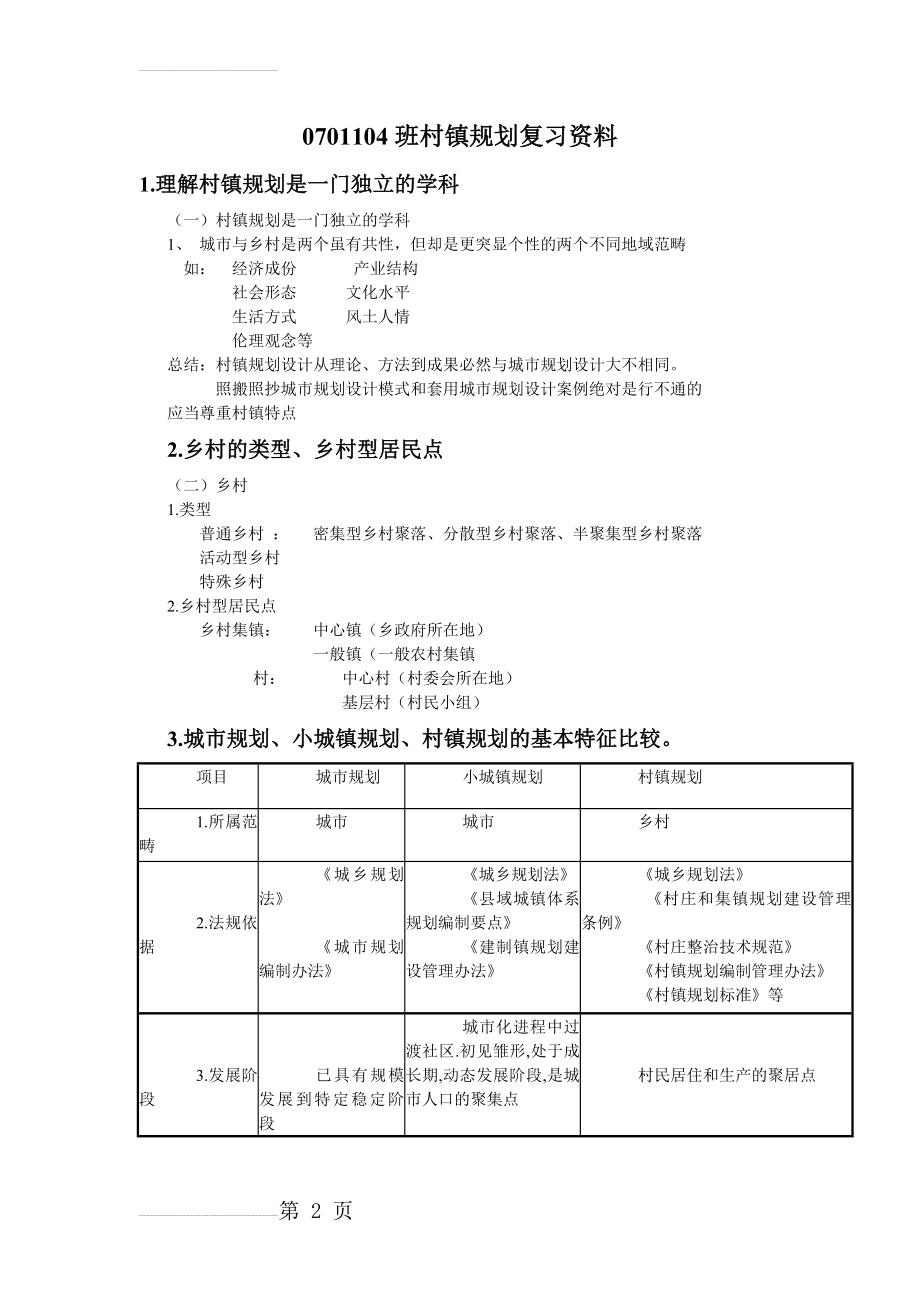 村镇规划复习重点(16页).doc_第2页