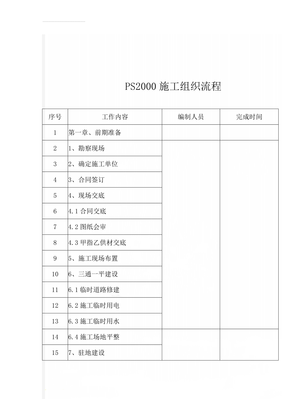 PS2000施工组织流程(8页).docx_第1页