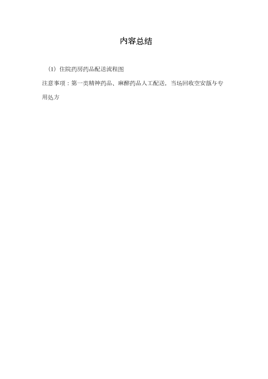 医学专题一住院药房药品配送流程图.docx_第2页