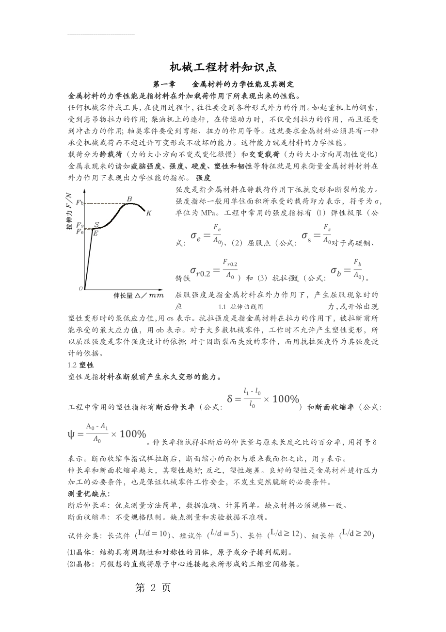 机械工程材料知识点(11页).doc_第2页