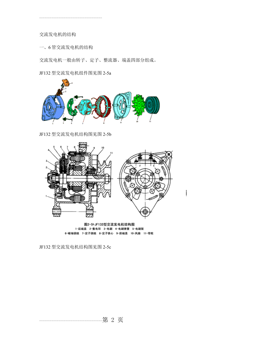 交流发电机的结构及工作原理(11页).doc_第2页