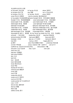 拳击裁判术语中英文对照.pdf