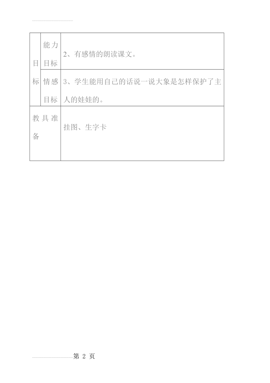 三年级下册《大象保姆》教学设计02(6页).doc_第2页