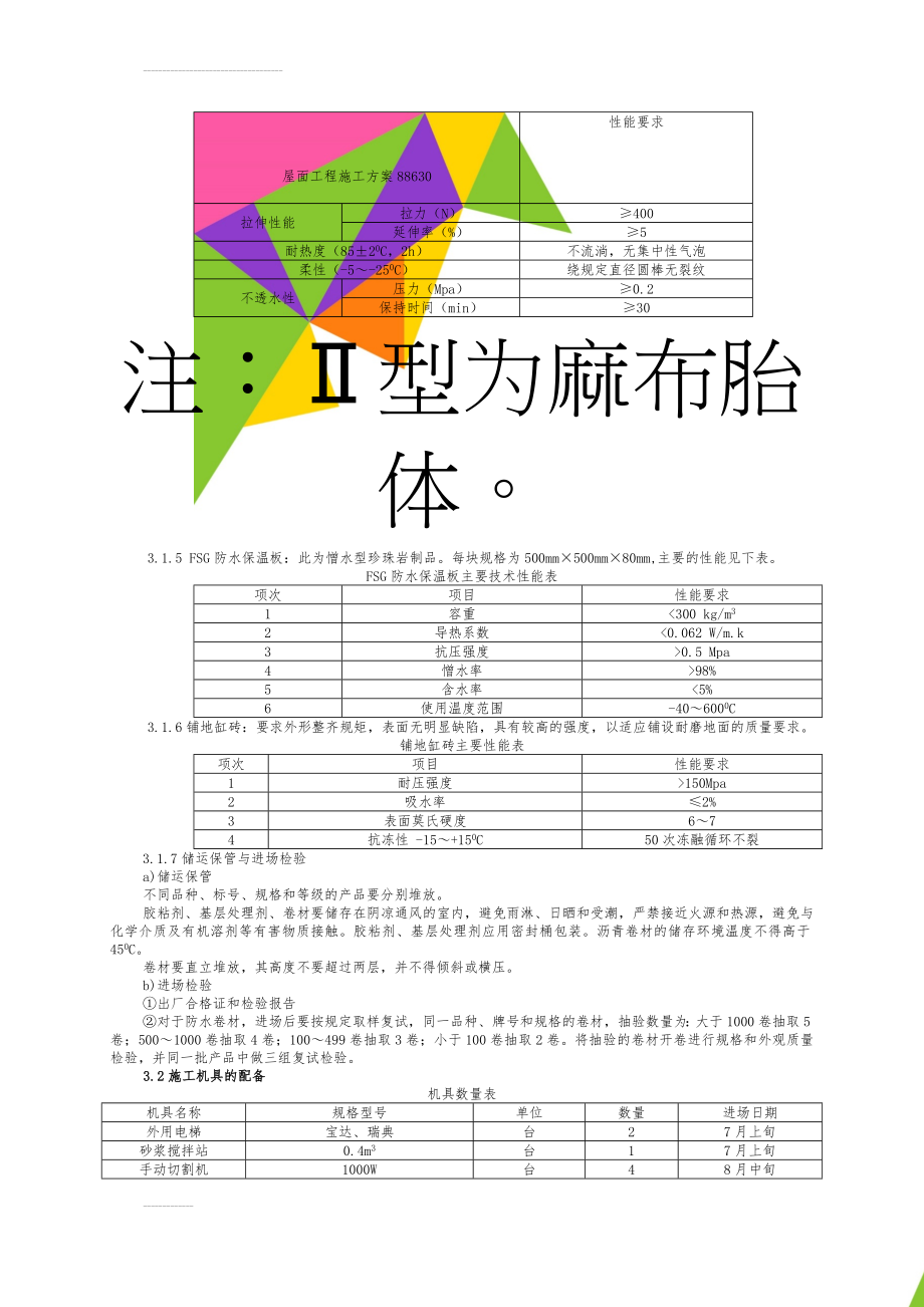 屋面工程施工方案88630(7页).doc_第1页