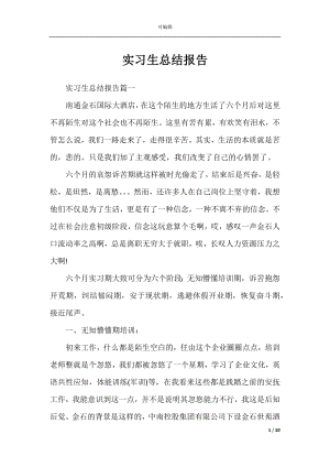 实习生总结报告.docx