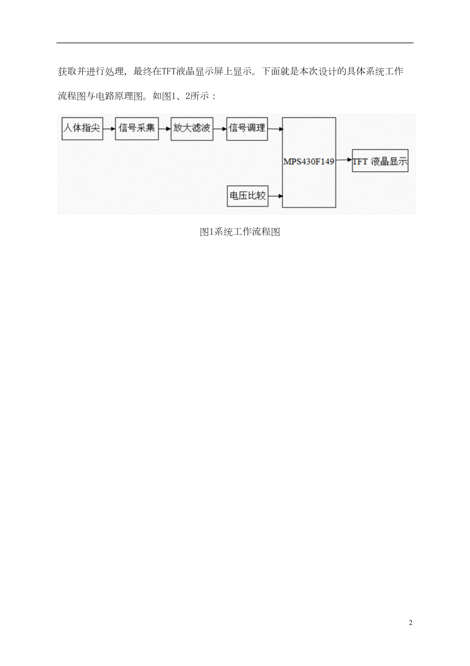 医学专题一便携式脉搏测试仪.docx_第2页