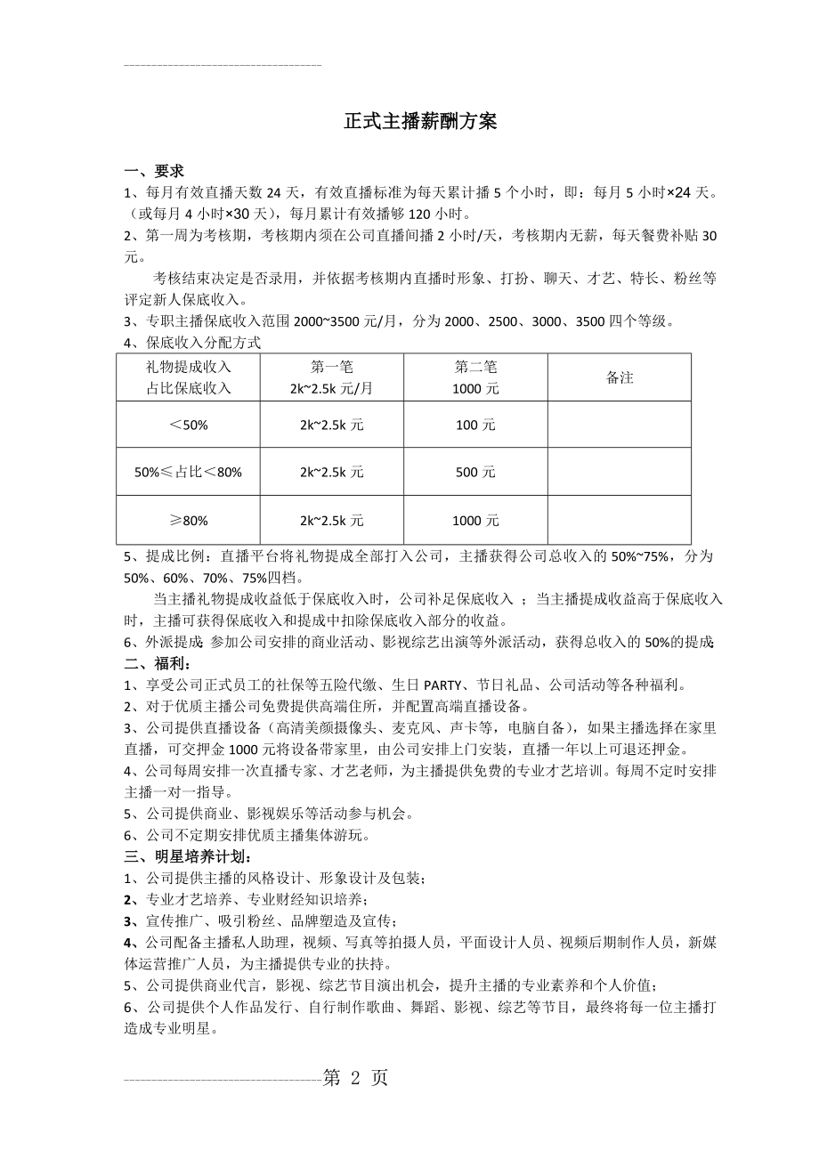 主播薪酬方案2016-7-1(4页).doc_第2页