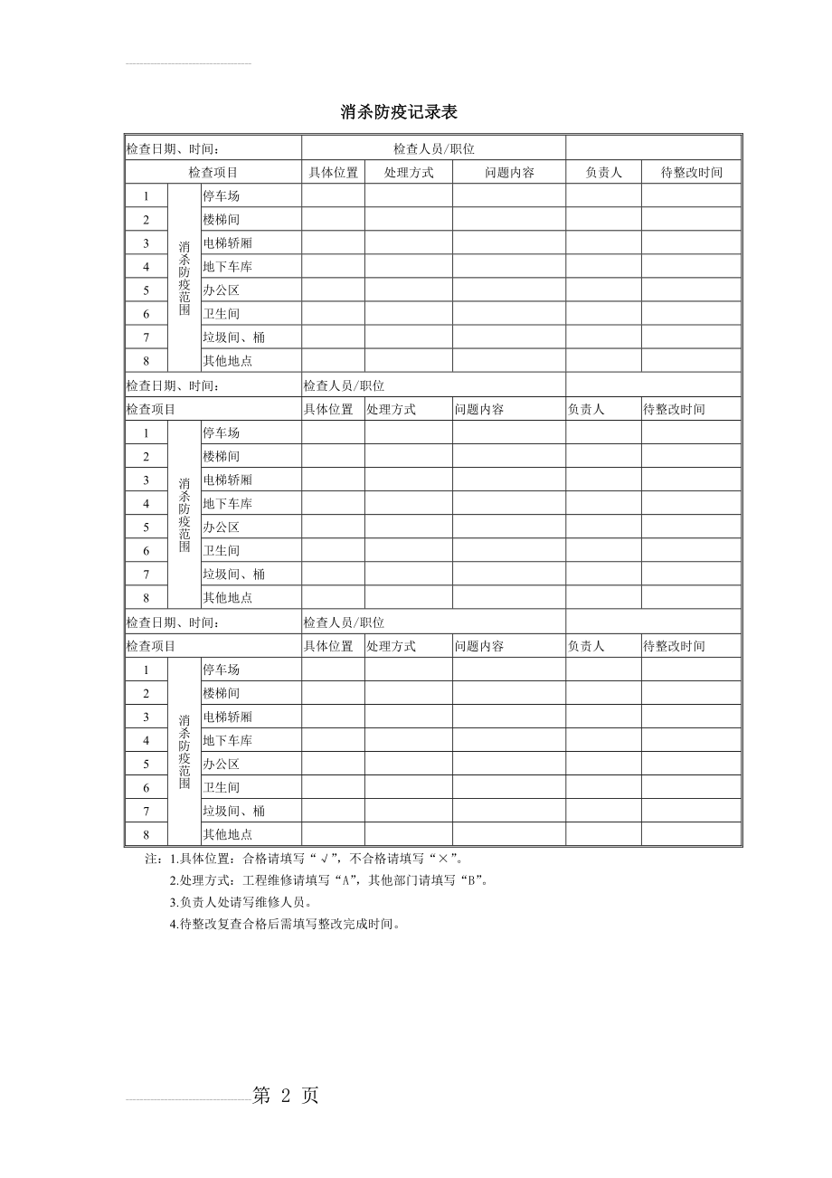 消杀防疫记录表(2页).doc_第2页