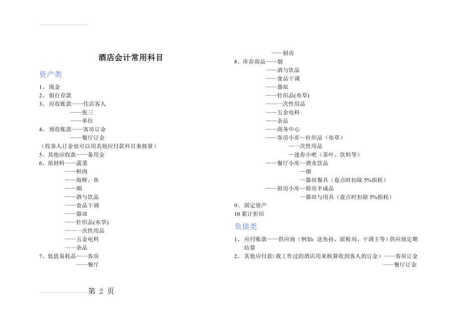 酒店会计科目(4页).doc_第2页