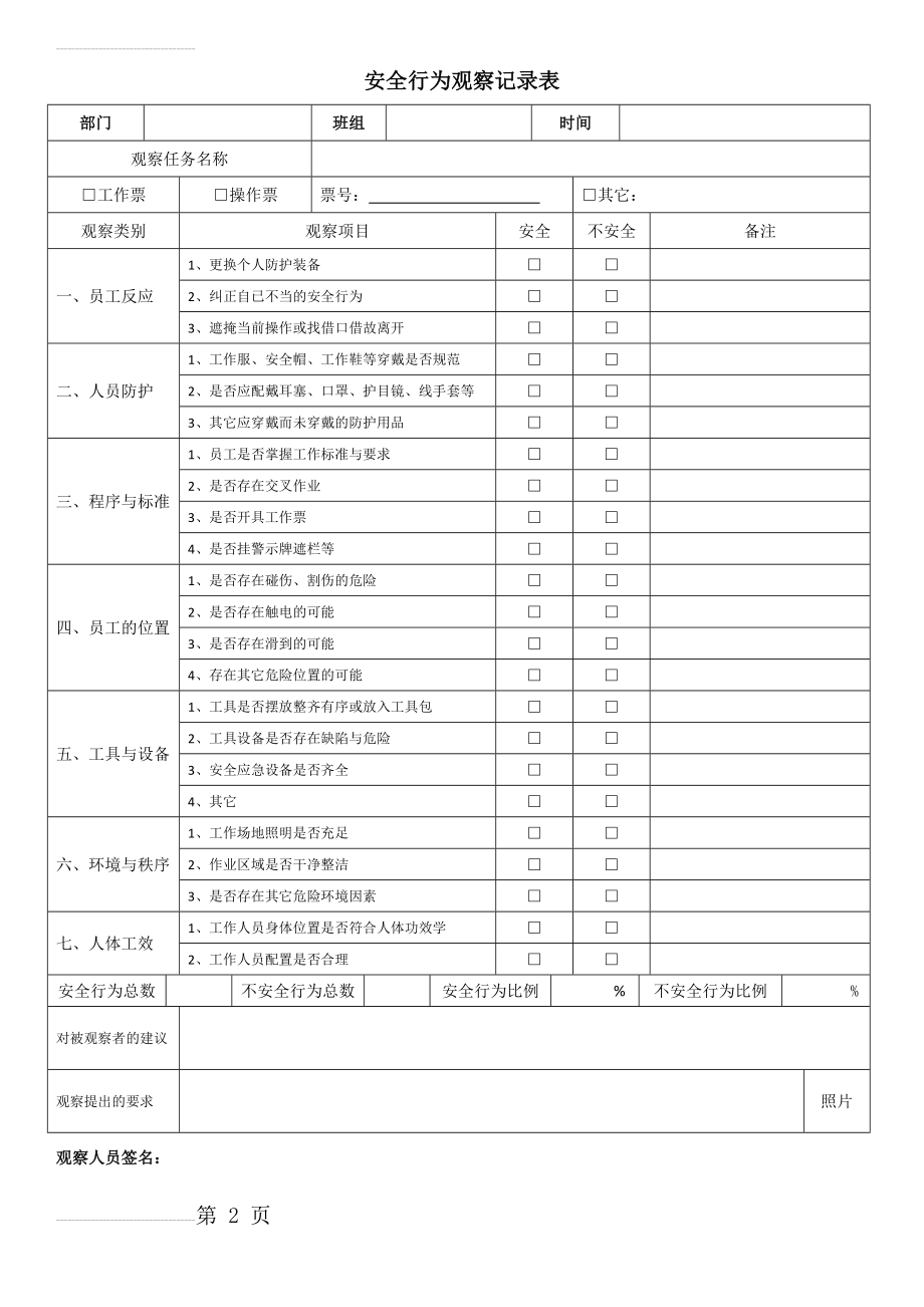 安全行为观察记录表(2页).doc_第2页