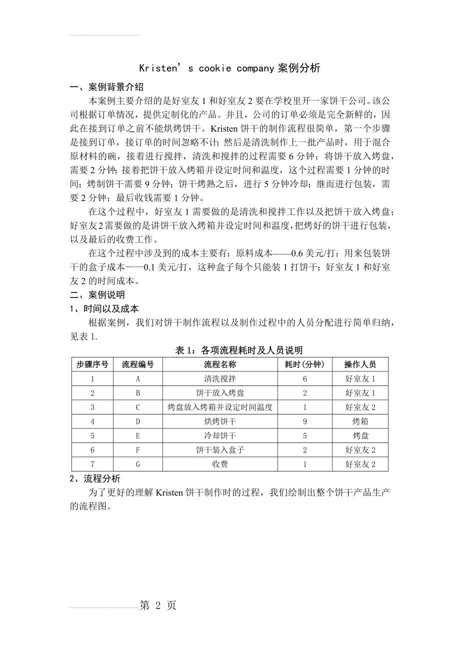 Kristen‘s cookie company 案例分析(12页).doc_第2页