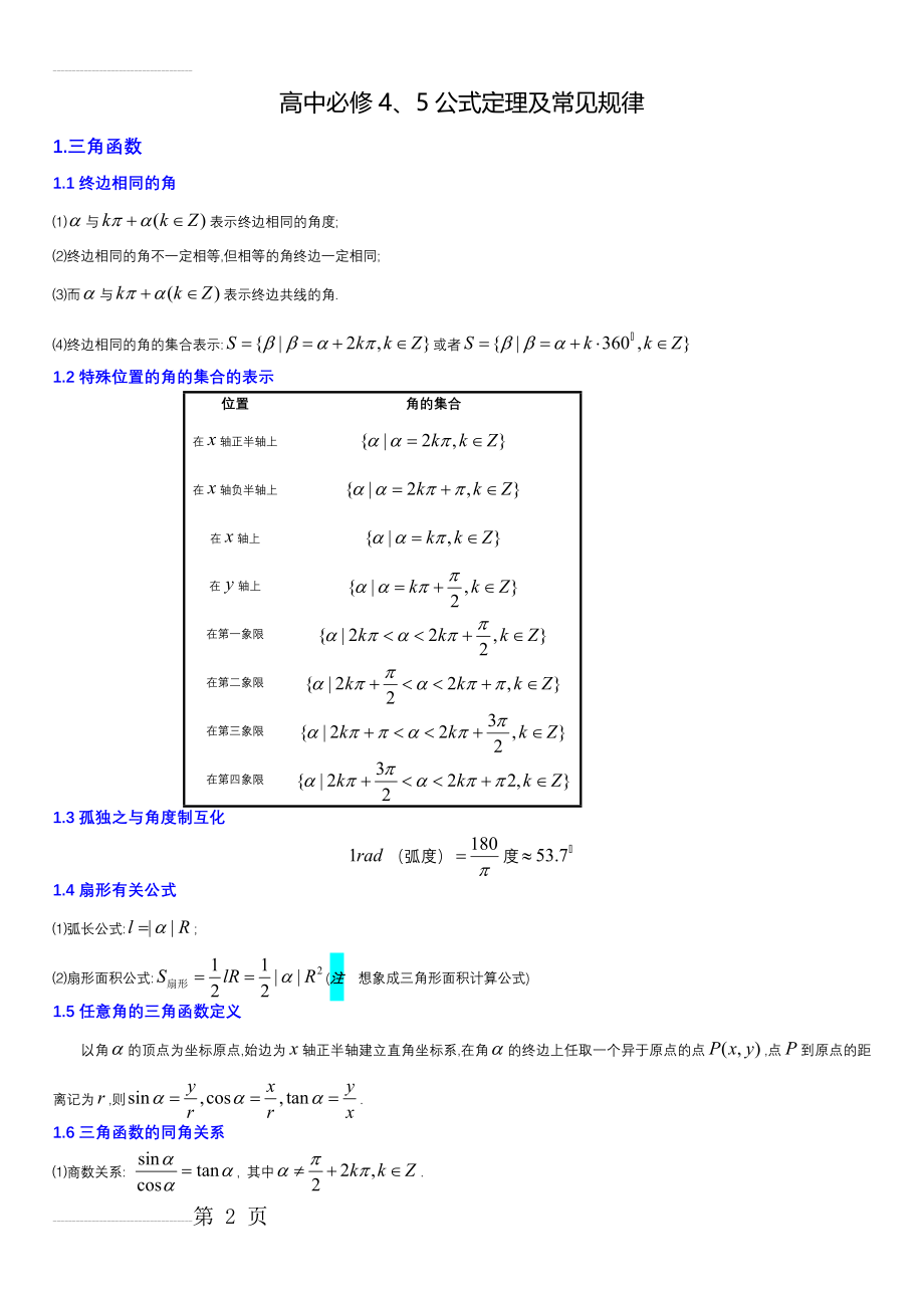 高中数学必修4、5公式总结(8页).doc_第2页