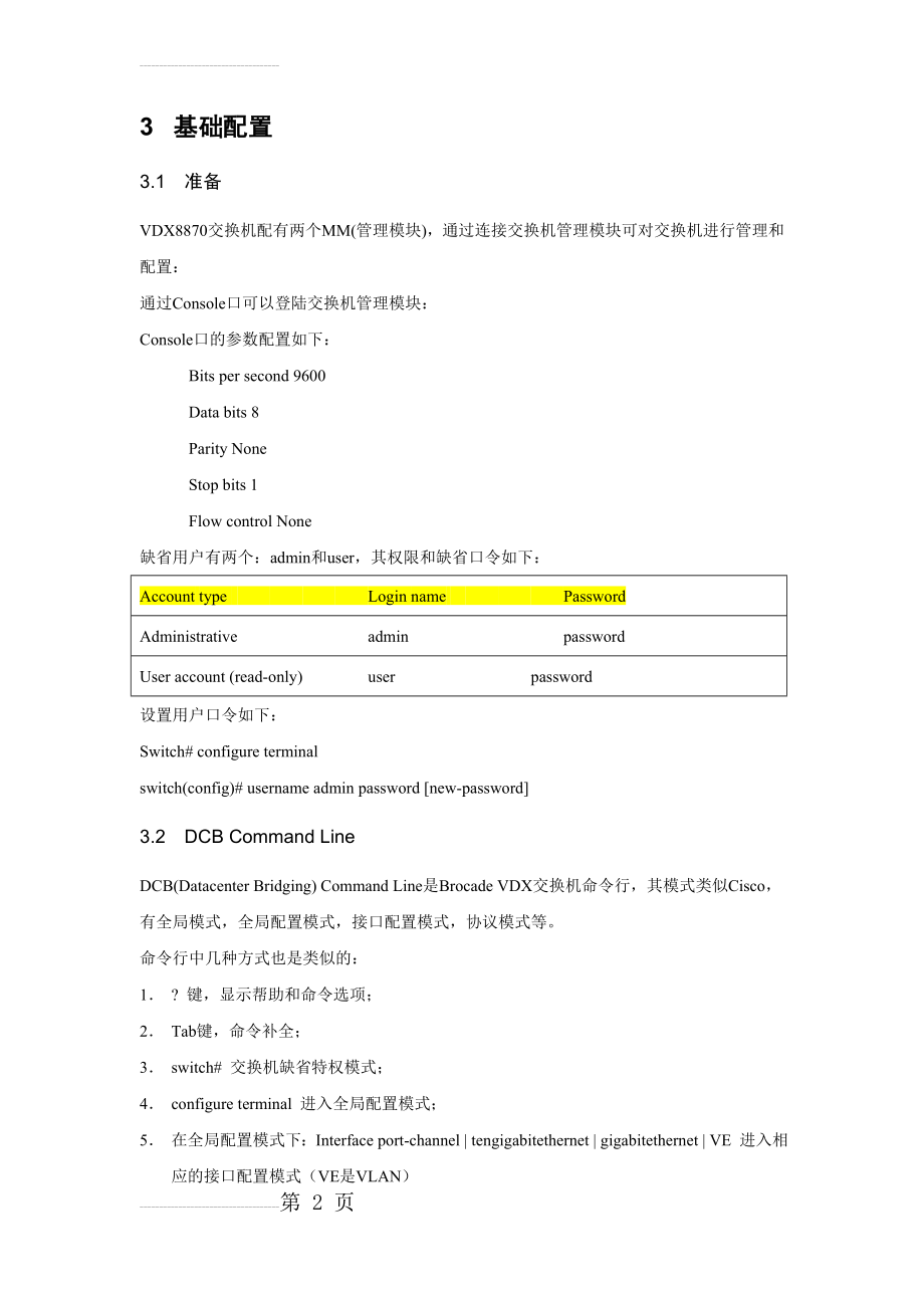 Brocade VDX配置(22页).doc_第2页