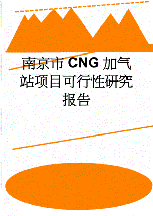 南京市CNG加气站项目可行性研究报告(24页).doc