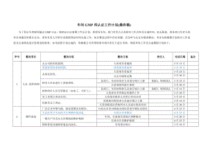 GMP认证工作计划(最终稿)剖析.doc