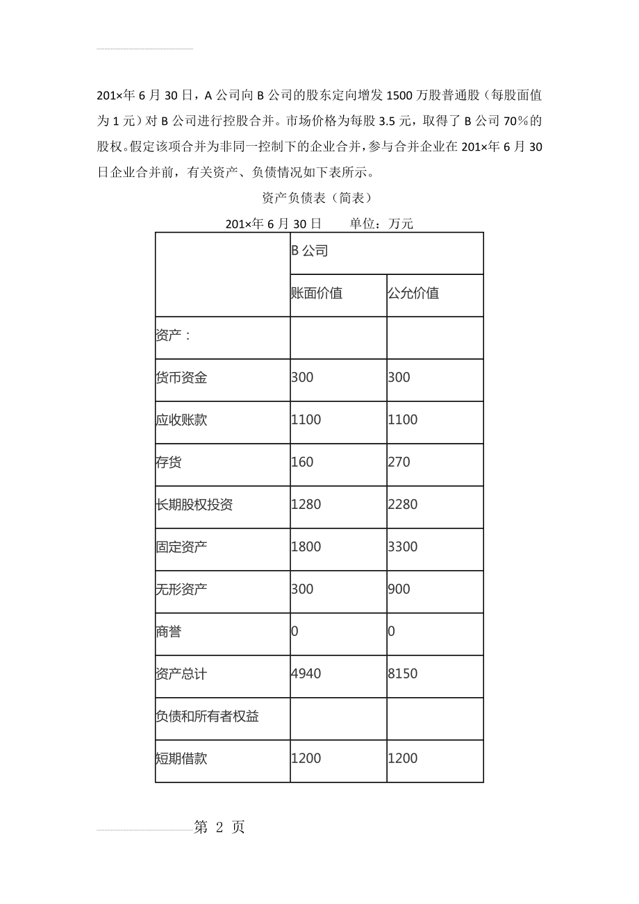 高级财务会计形考一第五题(4页).doc_第2页