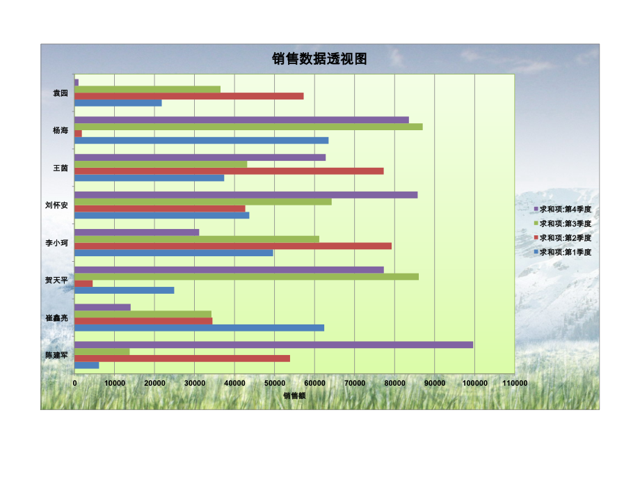 销售数据透视图仓库库房表格.xlsx_第1页