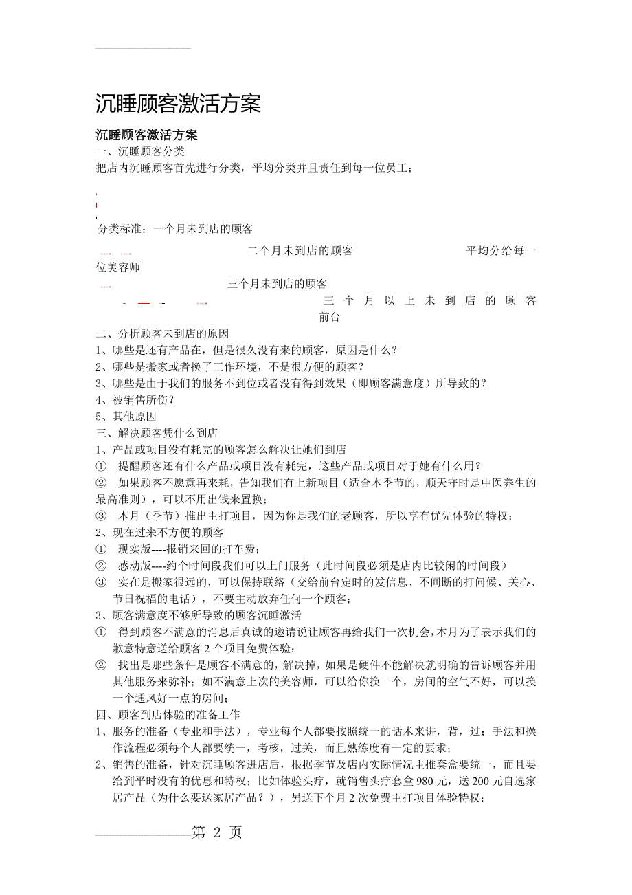 美容院沉睡顾客激活方案(4页).doc_第2页