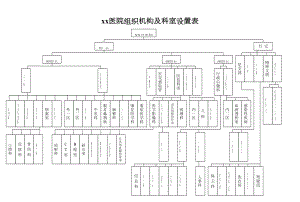 医学专题一医院组织机构设置图表.docx