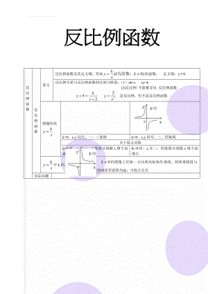 反比例函数(2页).doc