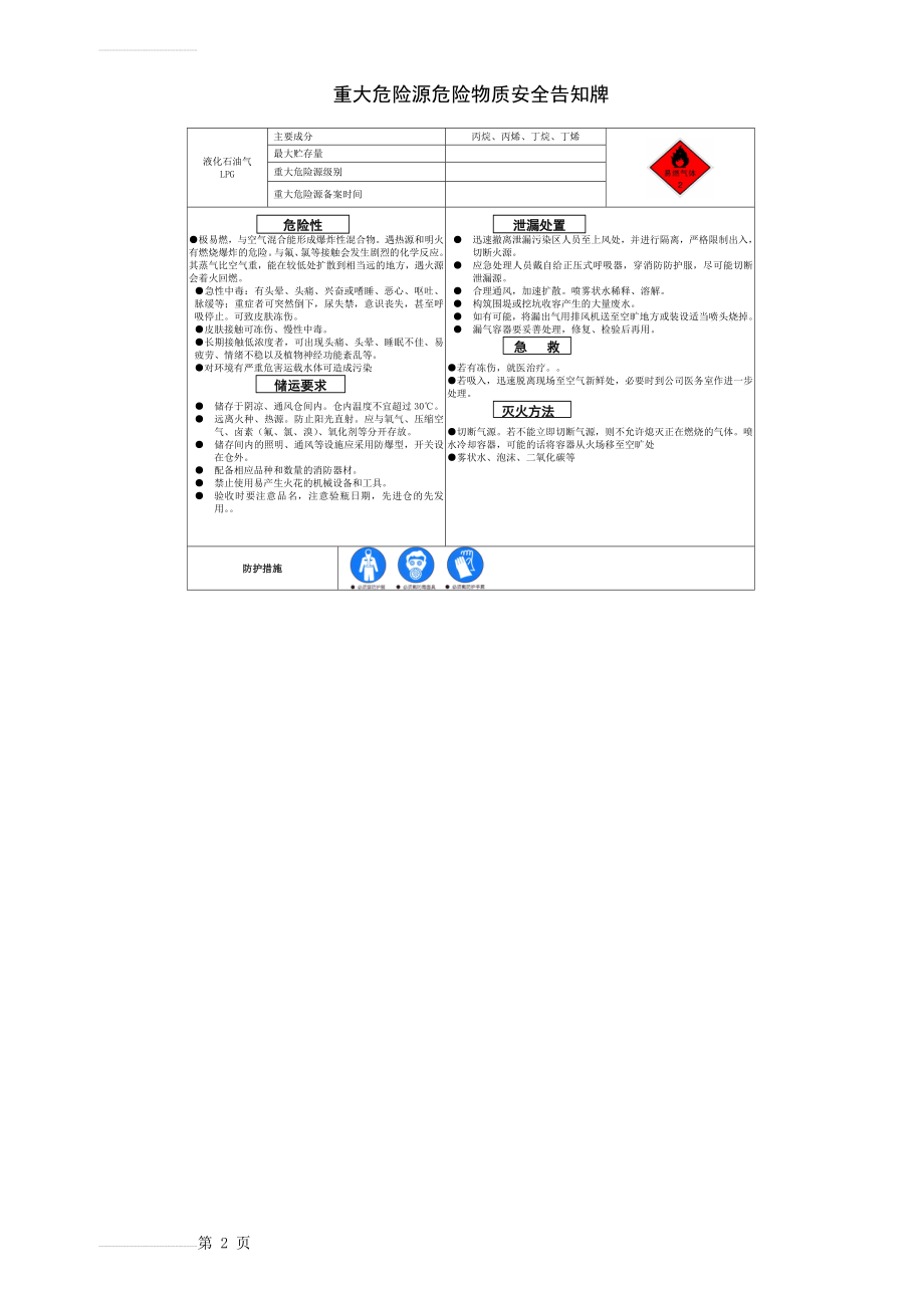 液化石油气重大危险源告知牌(2页).doc_第2页