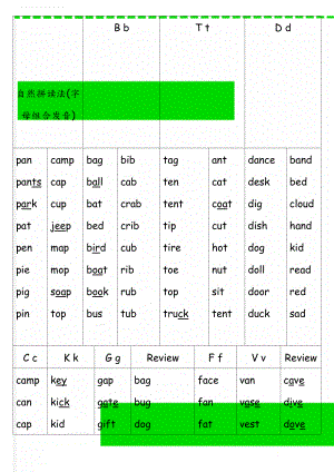 自然拼读法(字母组合发音)(17页).doc