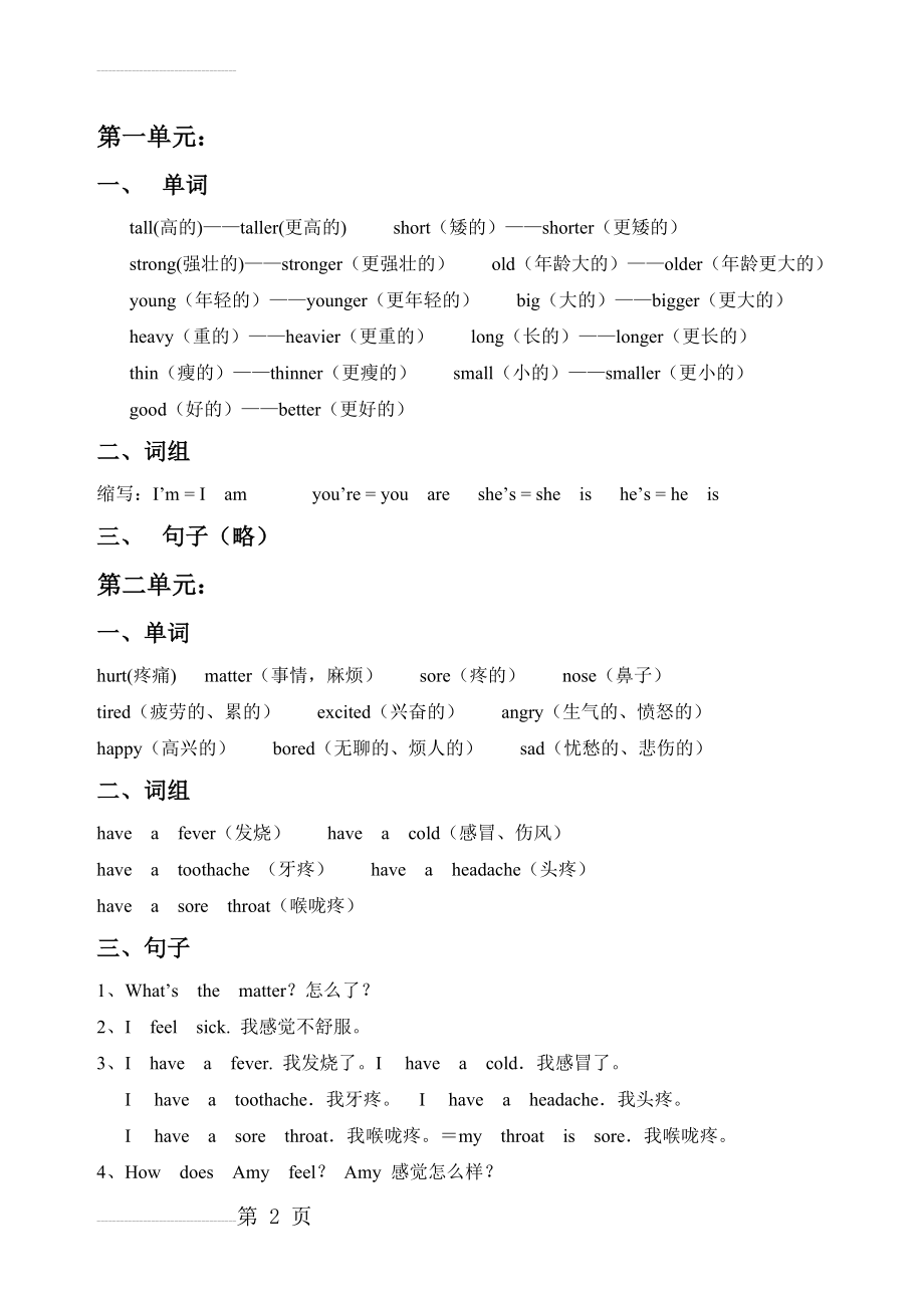 六年级小考英语复习资料(4页).doc_第2页