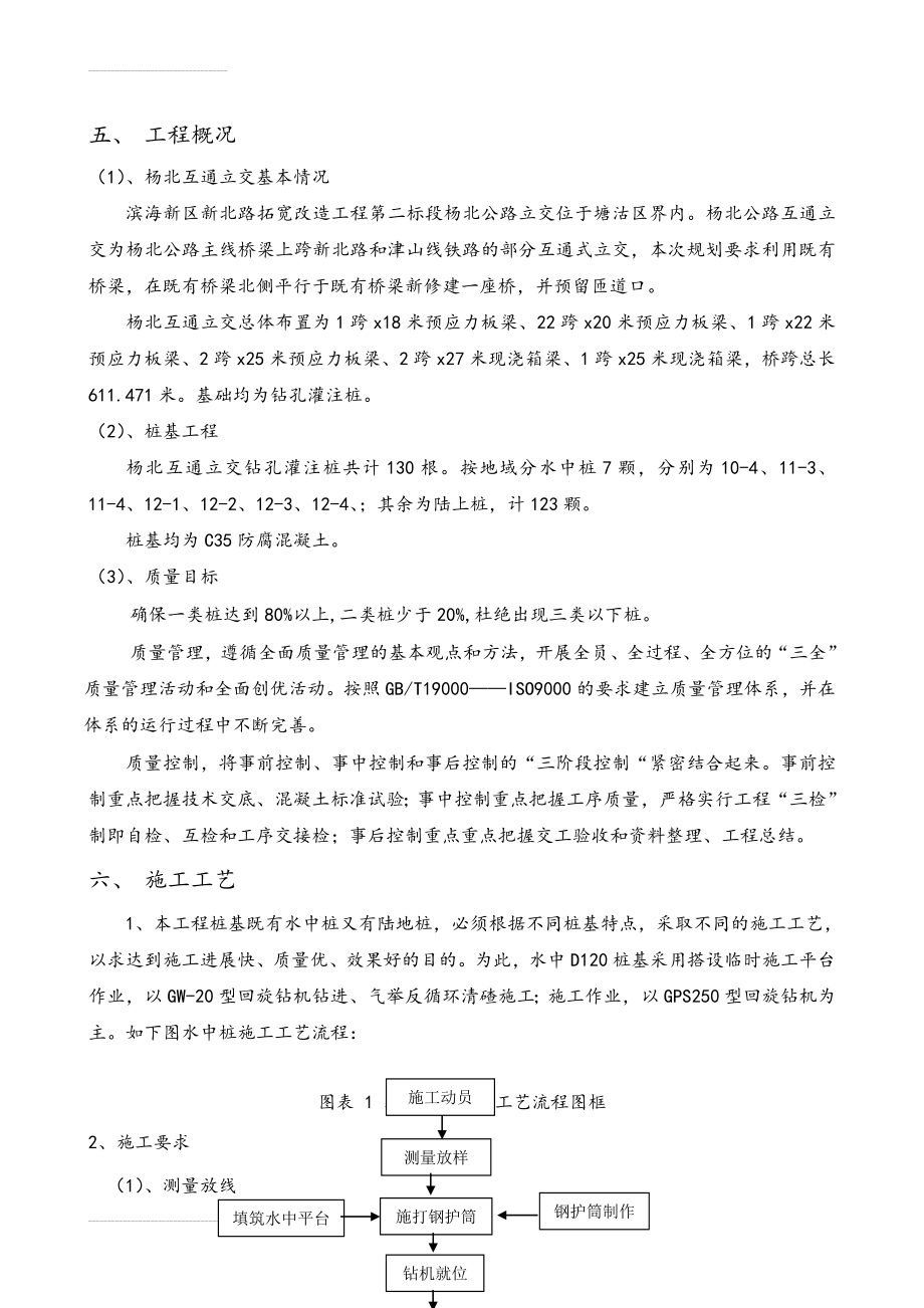 水中桩基施工专项施工方案(15页).doc_第2页