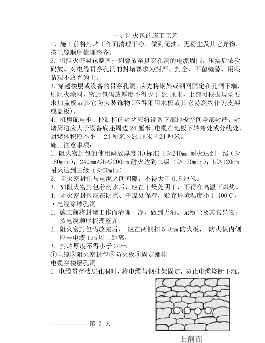 各种防火封堵材料的施工工艺(11页).doc_第2页