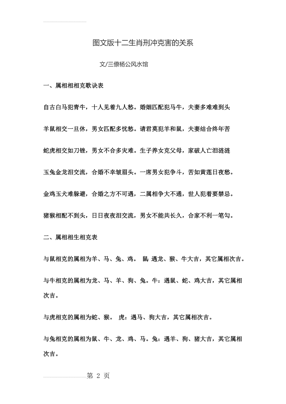 十二生肖刑冲克害的关系(6页).doc_第2页