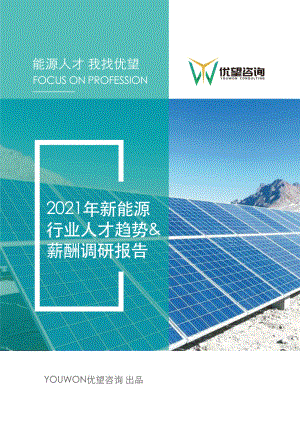 优望：2021年新能源行业人才趋势&薪酬调研报告.pdf