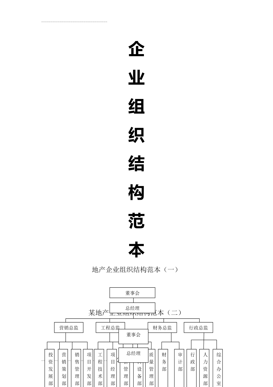 企业组织结构范本(5页).doc_第2页