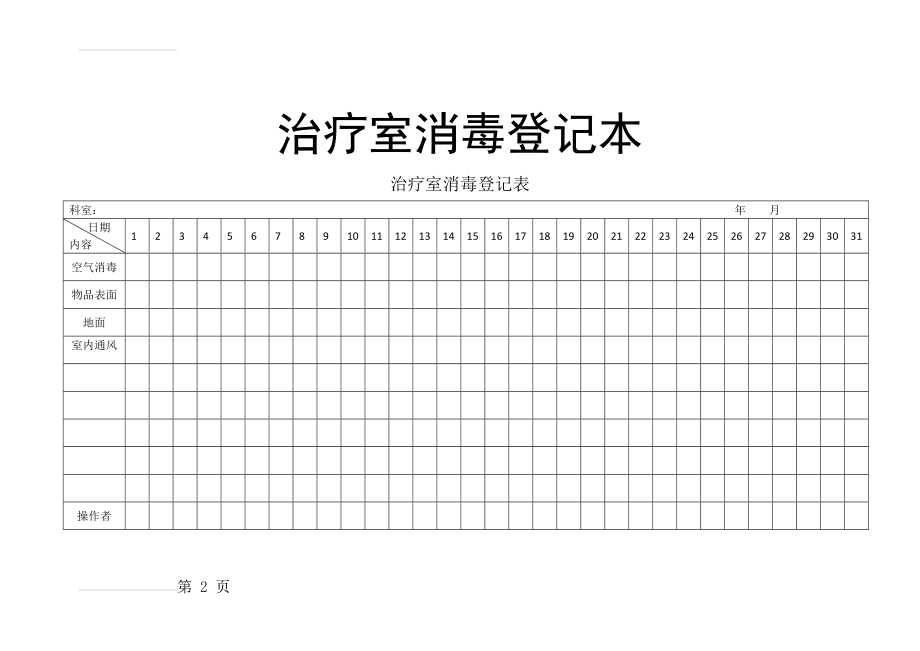 治疗室消毒登记表(3页).doc_第2页