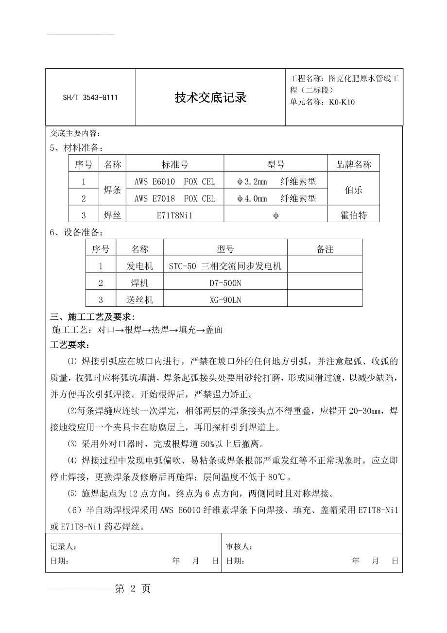 焊接-技术交底记录(11页).doc_第2页