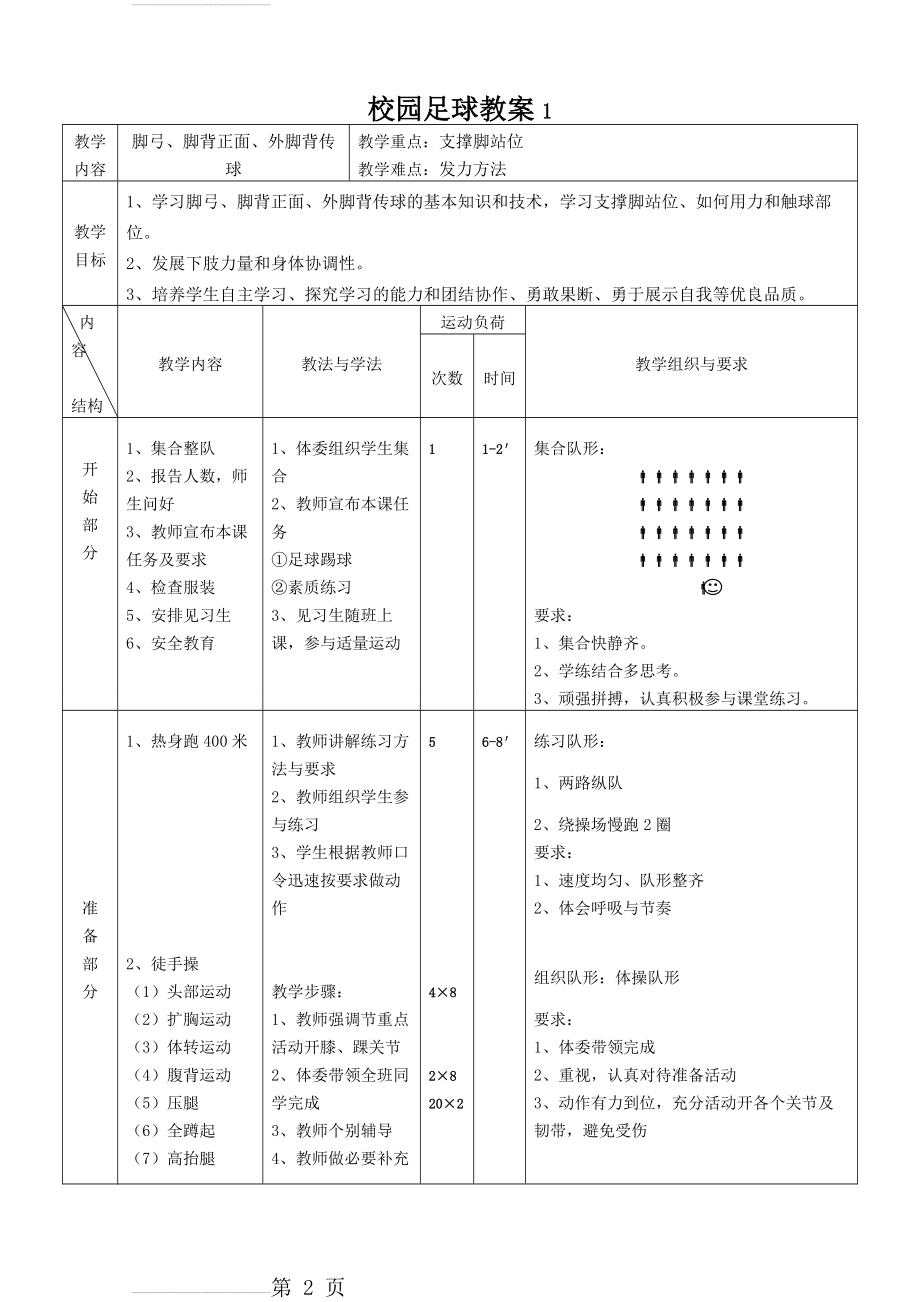 校园足球教案(27页).doc_第2页