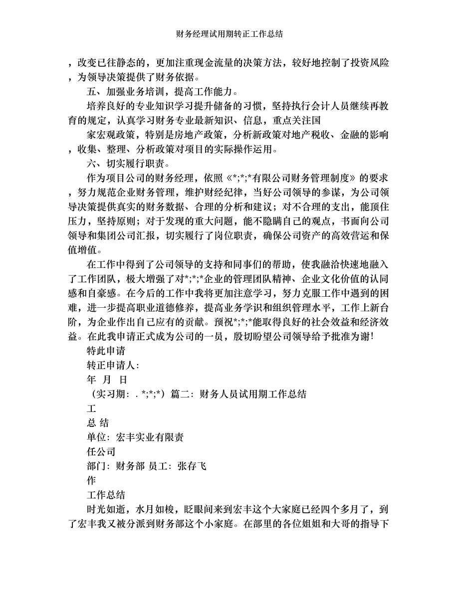 财务经理试用期转正工作总结.doc_第2页