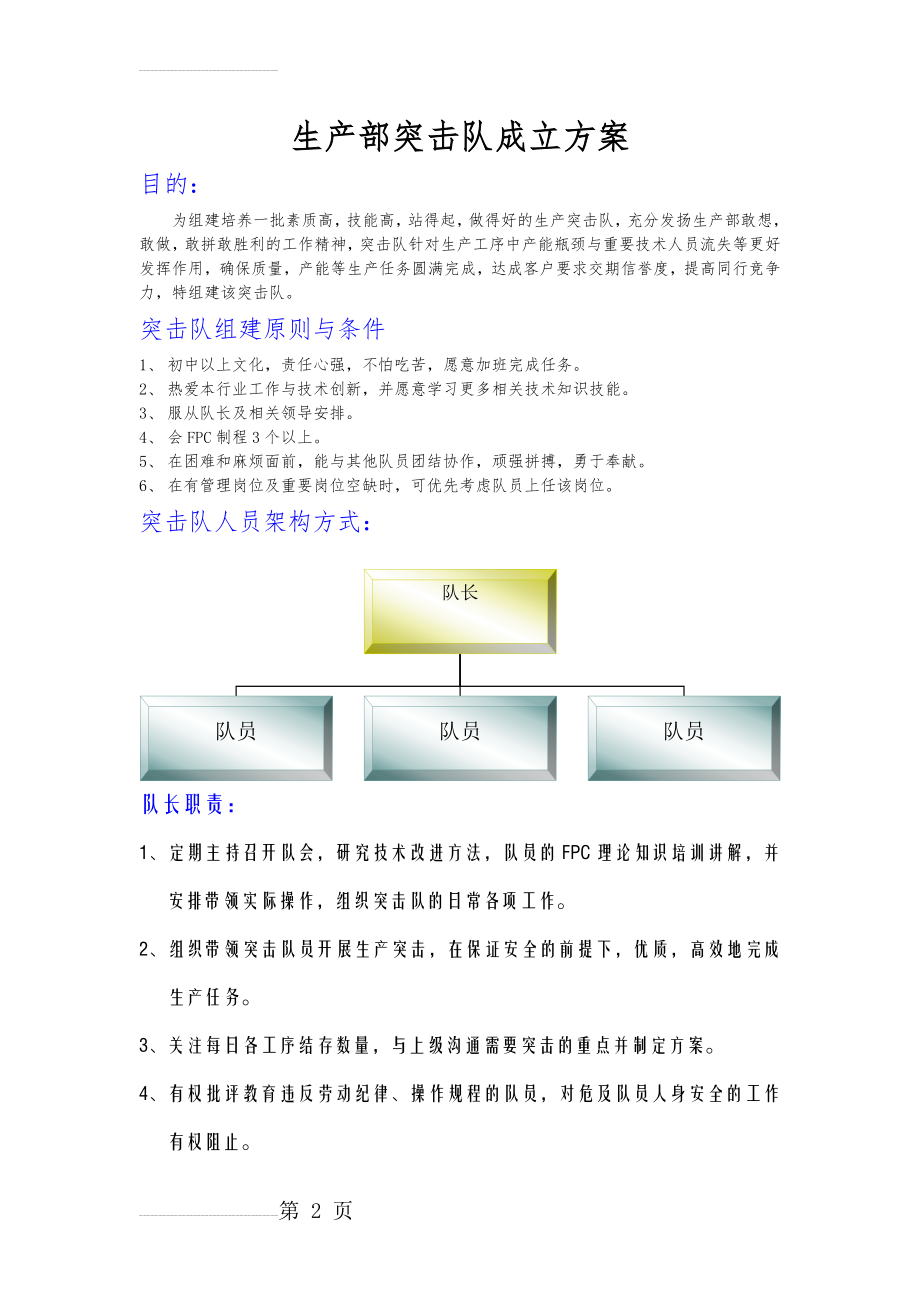 生产部突击队成立方案(3页).doc_第2页