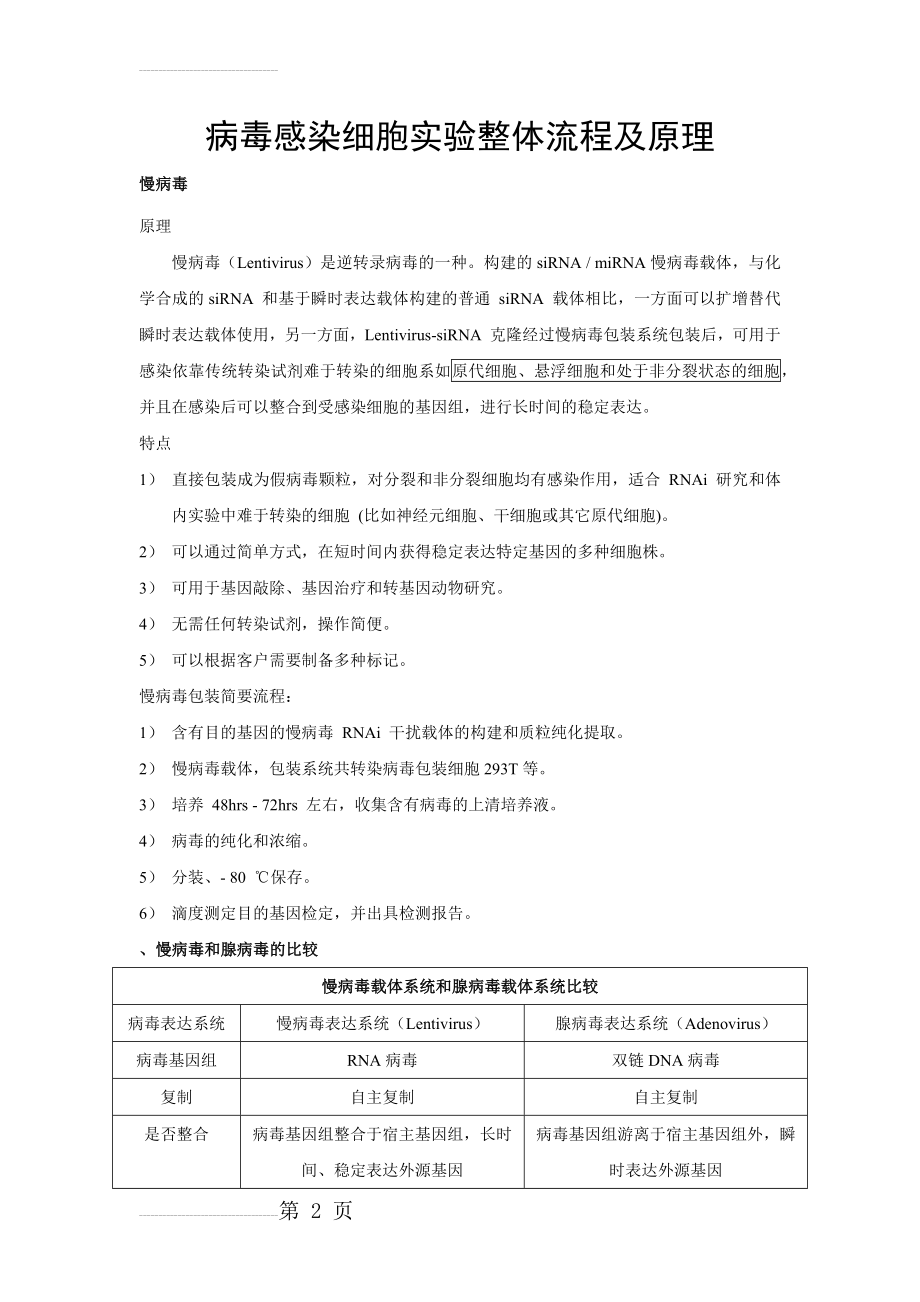 病毒感染细胞实验整体流程及原理(7页).doc_第2页