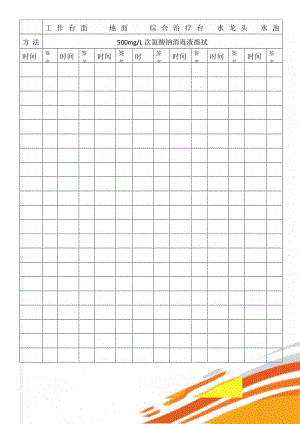 物表擦拭消毒记录(3页).doc