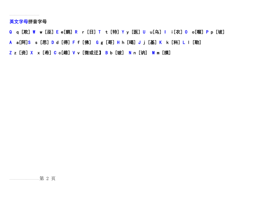 电脑键盘式拼音对照表(2页).doc_第2页