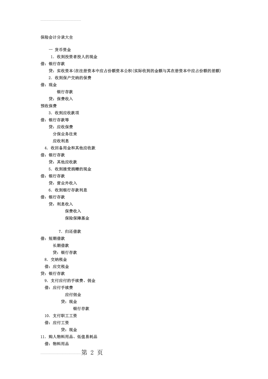 保险会计分录大全(7页).doc_第2页